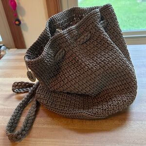 NWOT. Tan colored, the Sak, woven mini backpack